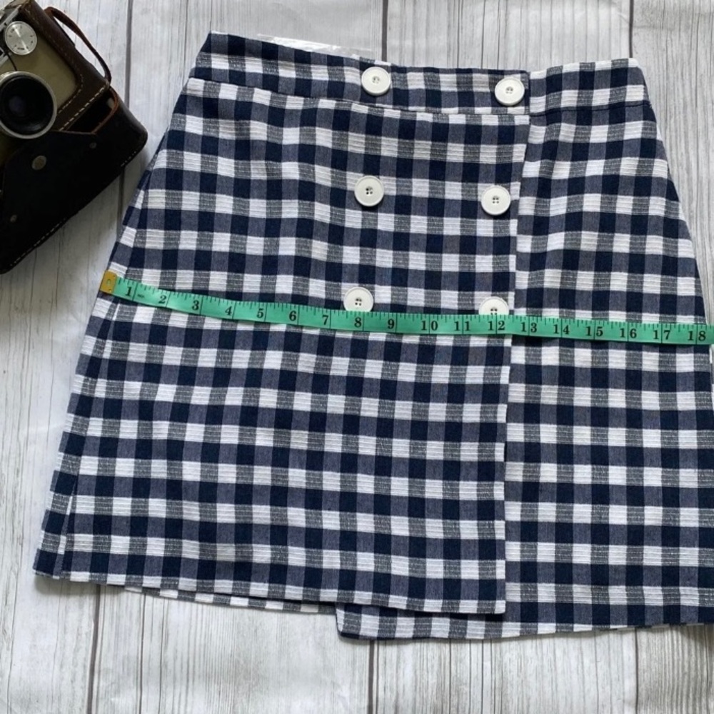 MANGO blue mini short skirt. Size S - Picture 6 of 11